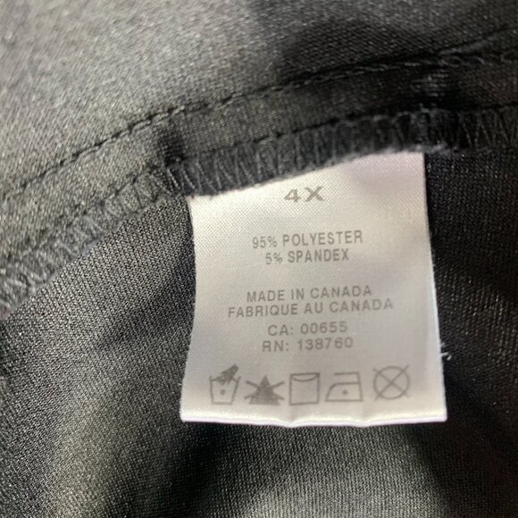 plus size simple black v neck sleeveless dress size 4X Michel Studio - Picture 3 of 10